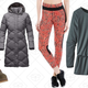Merrell Eventyr Peak Waterproof Boot, $140 | The North Face Miss Metro Parka, $240 | Lole Eden Legging, $63 | Patagonia Kamala Drop Waist Dress, $56